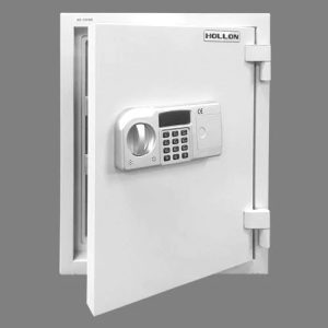 Hollon HS-530WE Home Safe is a 2-hour fire-rated safe that comes with an electronic lock for easy programming and has a total of 1.25 cu. ft. storage.