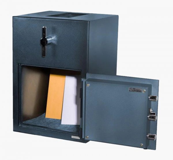 Hollon RH-2014C Rotary Hopper Depository Safe with UL Listed Group 2 dial lock.