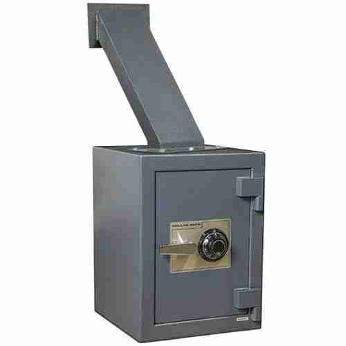 Hollon TTW-2015 C/E Through The Wall Deposit Safe with Dial Combination or Electronic Lock