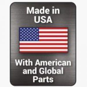 Made in USA with American and Global Parts Tag