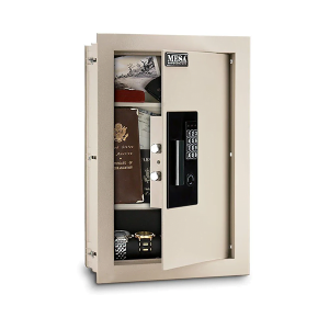 Mesa MAWS2113E Adjustable Wall Safe with Battery Operated Electronic Lock