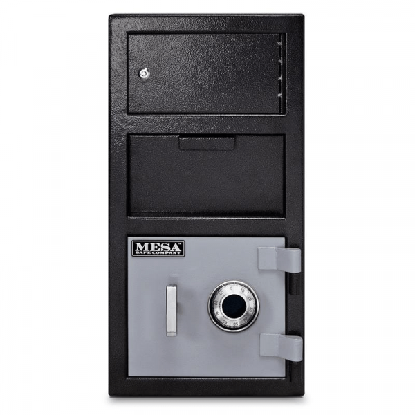 Mesa MFL2014E-OLK Front Drop Depository Safe With Top Locker and Digital Electronic Lock