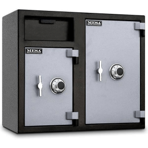Mesa MFL2731CC Dual Chamber Depository Safe with Dual Dial Combination Locks