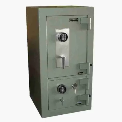 AMSEC ACF4824DS TL-30 Double Door Depository Safe with Dual Electronic Locks, L-Handle and Rotary Handle