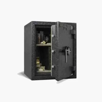 AMSEC BF2116 Small Residential Fire-Rated and Burglary Safe with Electronic Lock and L-Handle - Shelf