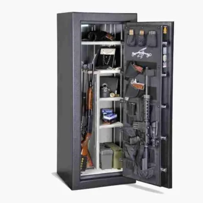 AMSEC BFII6024 Gun Rifle Safe with Combination Lock and L-Handle - Shelves, Gun Rack & Door Organizer