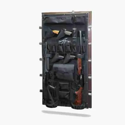 AMSEC BFII6636 Gun & Rifle Safe with Electronic Lock, 5-Spoke Handle and Pull Handle - Door Organizer