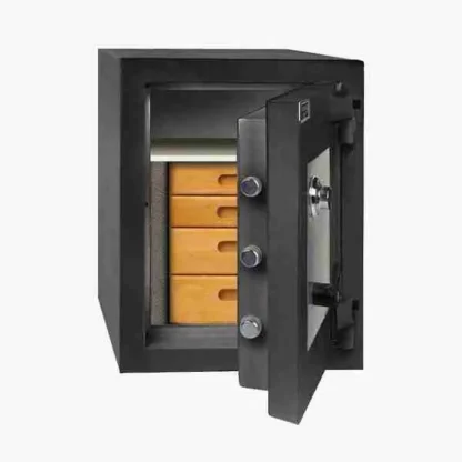 AMSEC CF2518 TL-30 Fire-Rated Composite Safe with Electronic Lock, 3-Spoke Handle and Pull Handle - StoreIt Drawers