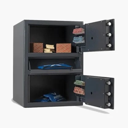 AMSEC MM2820CTR Drop ESLAudit Center Drop Double Door Deposit Safe with ESL Audit II Lock