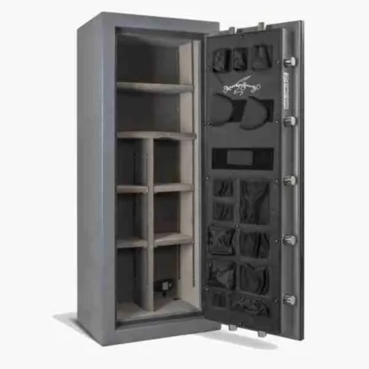 AMSEC NF5924E5 Rifle Gun Safe with Electronic Lock and 5-Spoke Handle - Shelves & Door Organizer