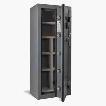 AMSEC NF5924E5 Rifle Gun Safe with Electronic Lock and 5-Spoke Handle - Shelves