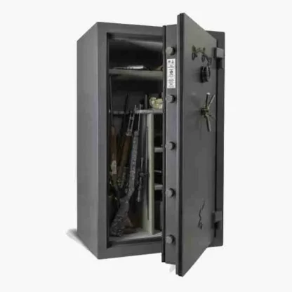 AMSEC NF6036E5 Rifle Gun Safe with Electronic Lock and 5-Spoke Handle - Shelves