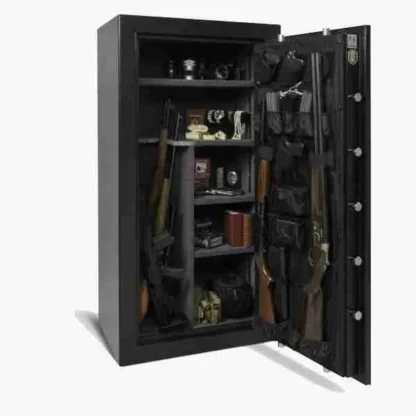 AMSEC SF6032E5 Rifle and Gun Safe with Electronic Lock and 3-Spoke Handle - Shelves & Door Organizer