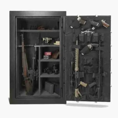 AMSEC SF6036E5 Rifle and Gun Safe with Electronic Lock and 3-Spoke Handle - Shelves & Door Organizer