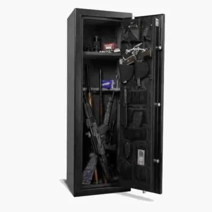 AMSEC TF5517E5 30-Minute Fire-Rated Gun and Rifle Safe with Electronic Lock and L-Handle - Shelves & Door Organizer