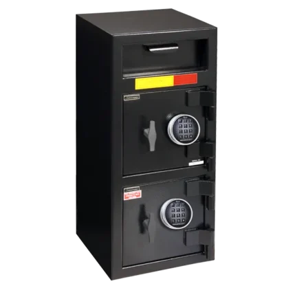 AMSEC DSF3214 Front Loading Deposit Safe with Dual Electronic Locks and Rotary Handles