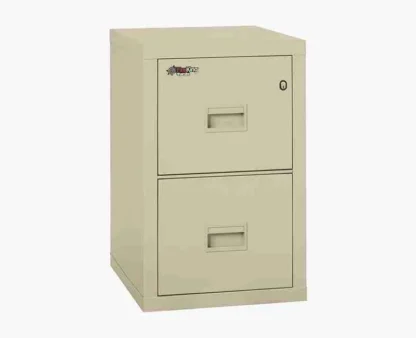 FireKing 2R-1822-C Turtle Fire-Rated File Cabinet with UL High-Security Key Lock in Parchment