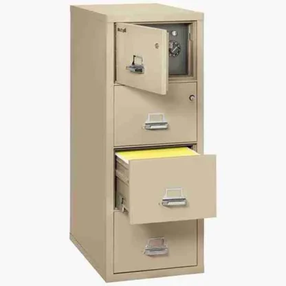 The FireKing 4-2131 CSF Safe in Color Parchment with UL High-Security Key Lock