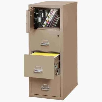 The FireKing 4-2131 CSF Safe in Color Taupe with UL High-Security Key Lock