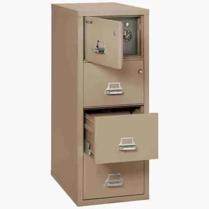 The FireKing 4-2131 CSF Safe in Color Taupe with UL High-Security Key Lock