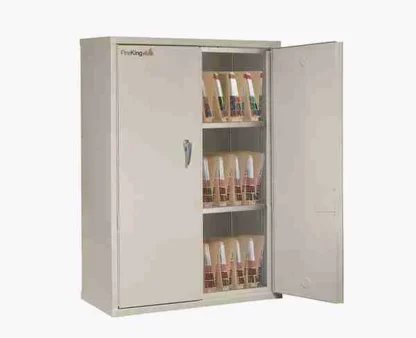 FireKing CF4436-MD Storage Cabinet with End Tab Filing with UL High-Security Key Lock and L-Handles