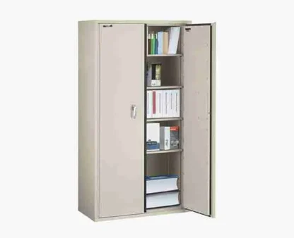 FireKing CF7236-D One-Hour Fire-Rated Storage Cabinet with UL High-Security Key Lock and Dual Handles - Interior