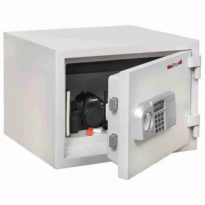 FireKing KF0812-1WHE Small and Compact One-Hour Fire Safe with Electronic Keypad Lock in Color White