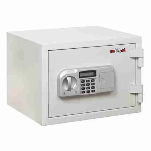 FireKing KF0812-1WHE Small and Compact One-Hour Fire Safe with Electronic Keypad Lock in Color White