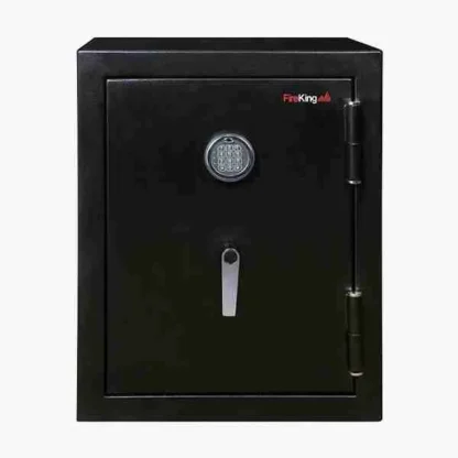 FireKing KF2418-HBLE 30-Minute Fire Safe in Color Black with Electronic Lock and L-Handle