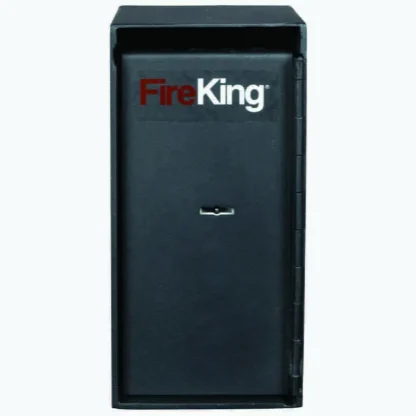 FireKing MS1206 VK-BL Gary Small Business Under-Counter Safe with Trim Key Lock and Front Door Deposit