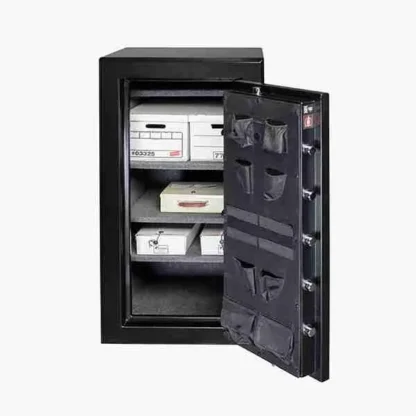 Gardall BGF6030 Fire-lined Burglar Gun Safe With Shelf, Electronic Lock and 5-Spoke Handle - Door Organizer