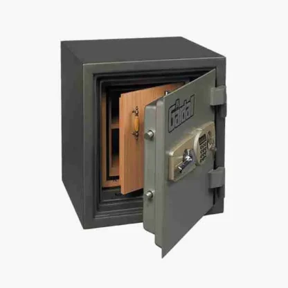 Gardall EDS1210-G-EK Fire-Rated Data Media Safe with Electronic Lock, Key Lock and L-Handle