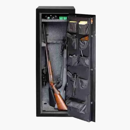 Gardall GF5517-B-C Fire-Lined Gun Safe with Electronic Lock and 3-Spoke Handle - Door Organizer