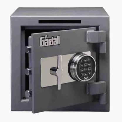 Gardall LCS1414-G-C Front Load Drop Slot Burglar Safe with Electronic Lock and Rotary Handle