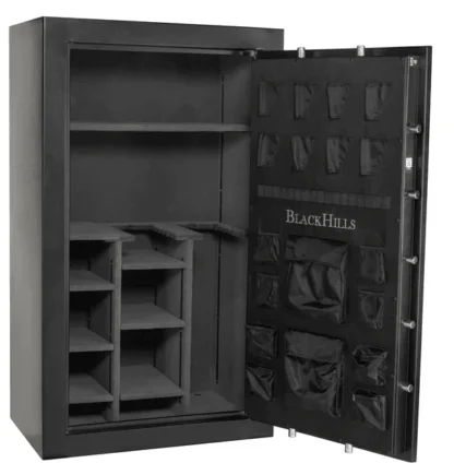 Hayman BH-7242 Black Hills Gun Safe with Electronic Lock, Shelves, Door Organizer, Live Stee Locking Bolts and 5-Spoke Handle