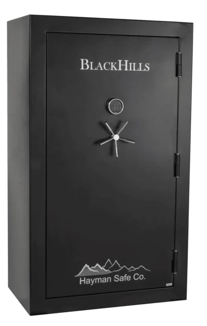 Hayman BH-7242 Black Hills Gun Safe with Electronic Lock, Shelves, Door Organizer, Live Stee Locking Bolts and 5-Spoke Handle