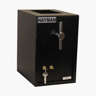 Hayman CV-H13-K Top-Loading Rotary Depository Safe with Dual Key Locks and Rotary Handle