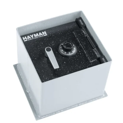 Hayman FS8 Steel Body Floor Safe with Dial Combination Lock and L-Handle