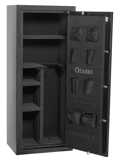 Hayman OZ-5924 Ozarks Gun Safe with Electronic Lock and 3-Spoke Handle - Shelves, Gun Rack & Door Organizer