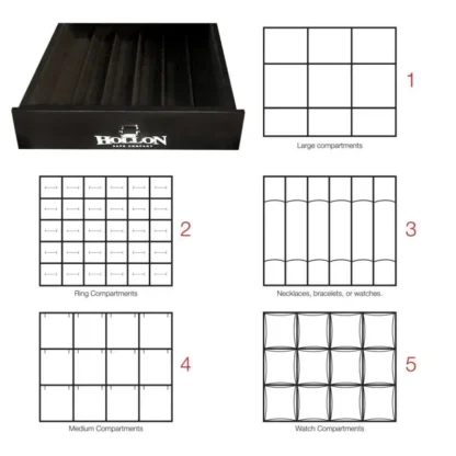 Hollon 685 Trays For Organized And Secure Storage Of Documents And Valuables In Your Safe