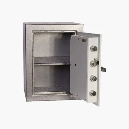 Hollon B2015C B-Rated Burglar Safe with Dial Combination Lock and L-Handle - Shelves