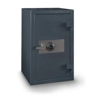 Hollon B3220CILK B-Rated Burglar Safe with Dial Combination Lock and L-Handle