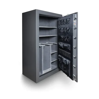 Hollon BHS-45E Black Hawk Series Gun Safe with Electronic Lock and 5-Spoke Handle - Shelves & Door Organizer