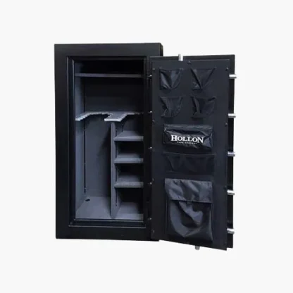 Hollon CS-24E Crescent Shield Series Gun Safe with Electronic Lock and 3-Spoke Handle - Shelves & Door Organizer