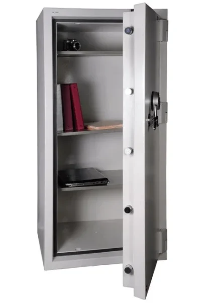 Hollon FB-1505C Fire and Burglary Safe with Dial Combination Lock and 3-Spoke Handle - Shelves