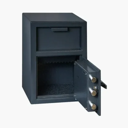 Hollon FD-2014C Depository Safe with Dial Combination Lock and L-Handle