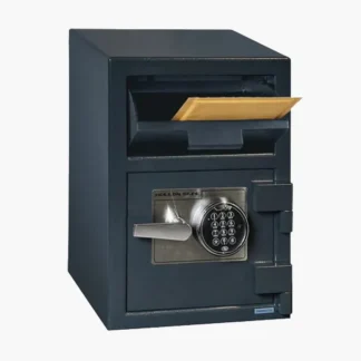 Hollon FD-2014E Depository Safe with Electronic Lock and L-Handle - Front Deposit Compartment