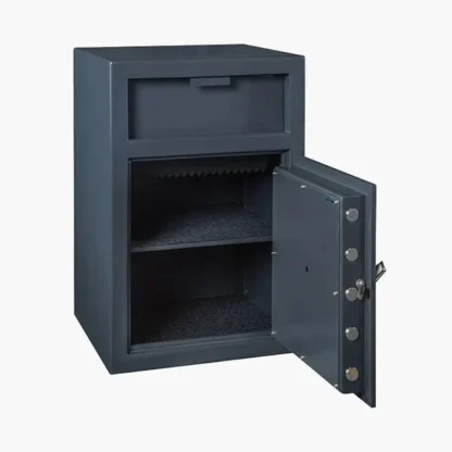 Hollon FD-3020C Depository Safe with Dial Combination Lock - Shelves & Live Steel Bolting Locks