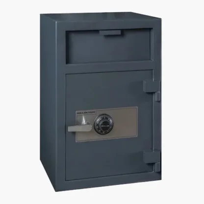 Hollon FD-3020C Depository Safe with Dial Combination Lock and L-Handle