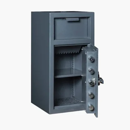 Hollon FD-4020C Depository Safe with Dial Combination Lock and L-Handle